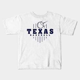 Texas Baseball Kids T-Shirt